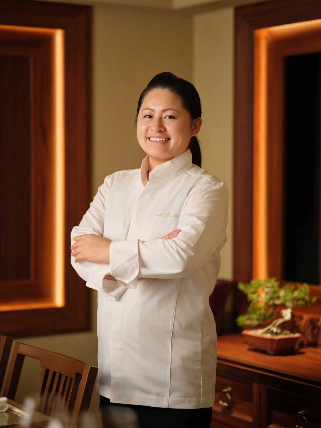 シェフの調理風景